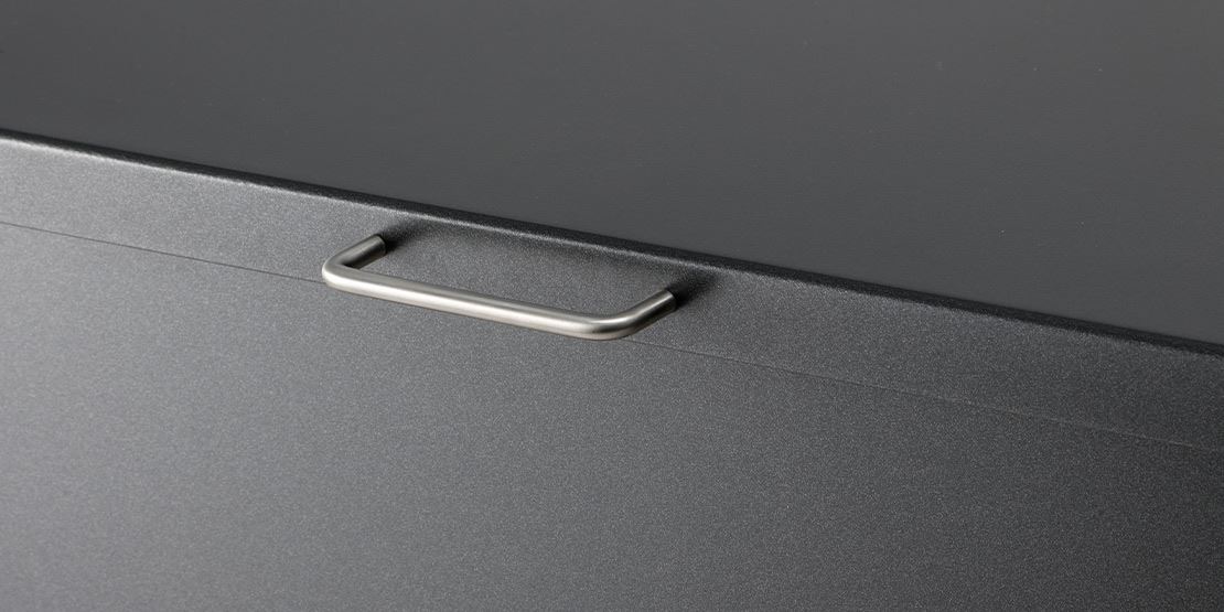 Kissenbox Aluminium Nahaufnahme